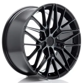 Felga JR Wheels JR38 19x8 ET20-40 5H BLANK Black Machined w/Tinted Face