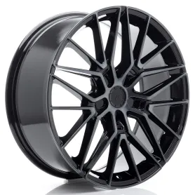 Felga JR Wheels JR38 20x9 ET20-51 5H BLANK Black Machined w/Tinted Face