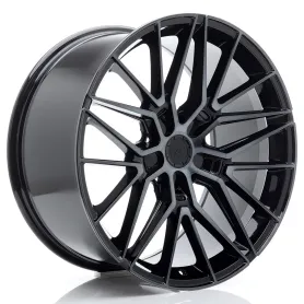 Felga JR Wheels JR38 20x9 ET20-35 5H BLANK Black Machined w/Tinted Face